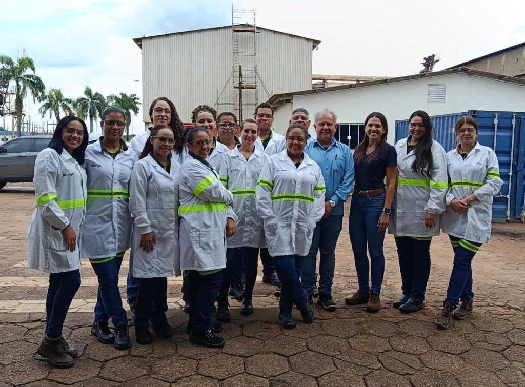 Equipes de laboratório durante treinamento do Programa Matriz de Habilidades